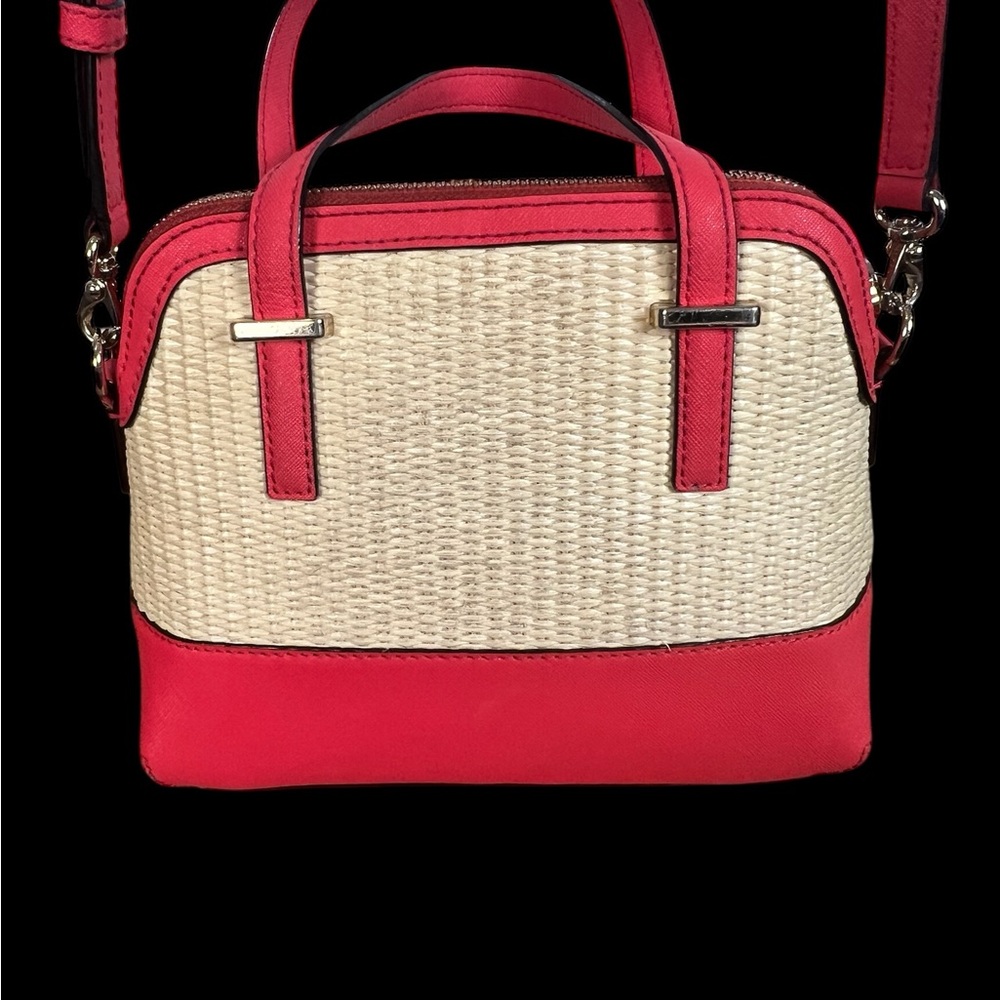 Kate Spade Cedar Street Straw Small 2-Way Bag & Dust Bag   (A453) - Picture 5 of 15